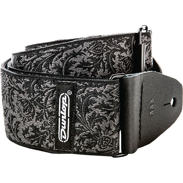 Dunlop D6714 Jacquard Black Thistle Strap