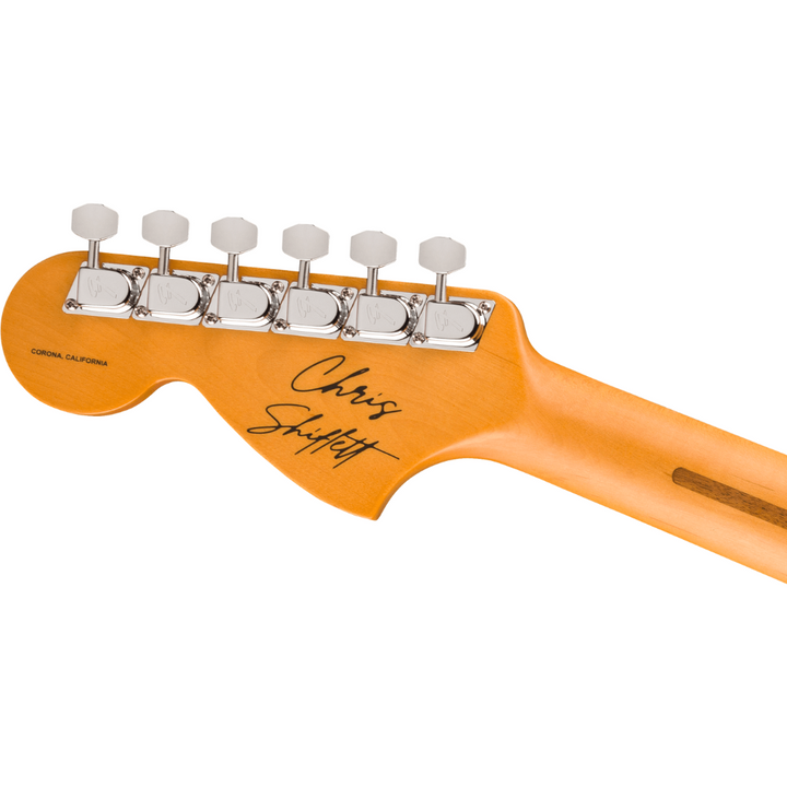 Fender USA Chris Shiflett Cleaver Telecaster Deluxe, Rosewood Fingerboard (Dakota Red) Electric Guitar