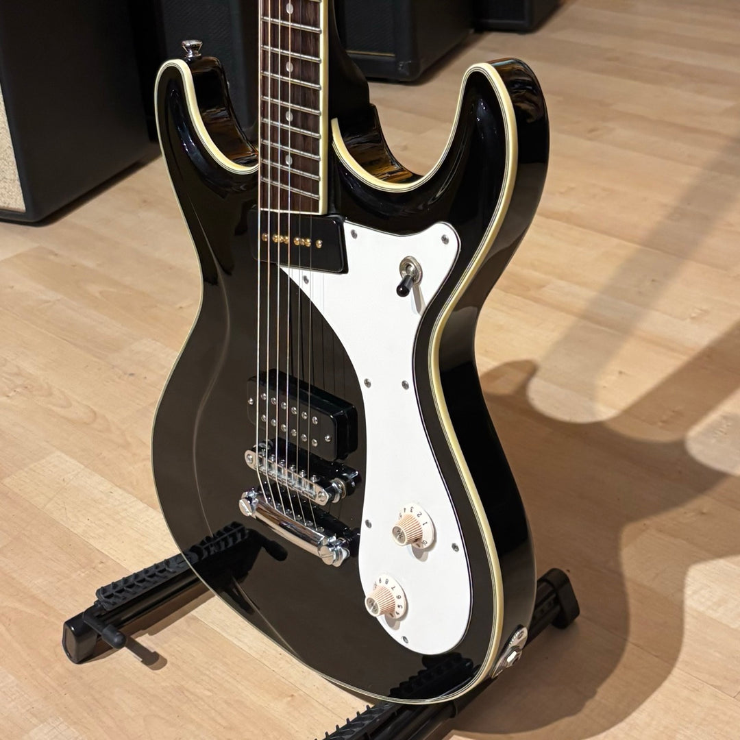 Eastwood - Sidejack Series Mosrite Baritone Copy w/ Upgrades ( No Case-Black-2016) - USED