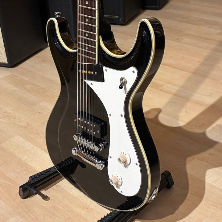 Eastwood - Sidejack Series Mosrite Baritone Copy w/ Upgrades ( No Case-Black-2016) - USED