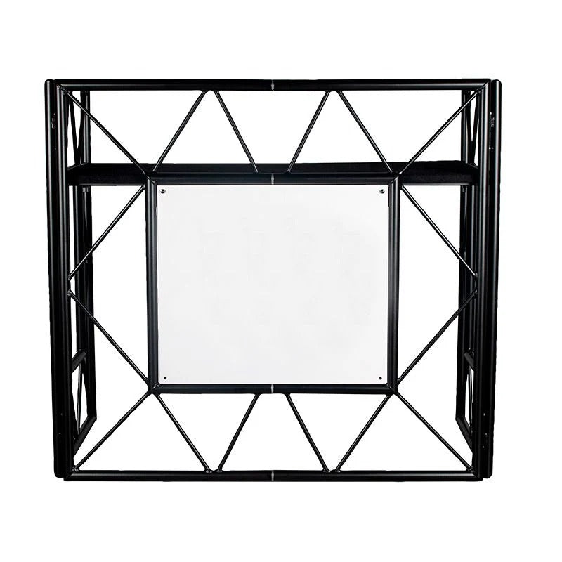 Eliminator PRO-EVENT-TBL-2-MB Matte Black Event Table - Compact Professional Design