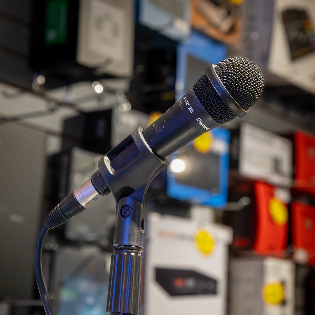 Peavey -  PVM22  Unidirectional Cardioid Microphone w/ Box & 20' XLR Cable - USED
