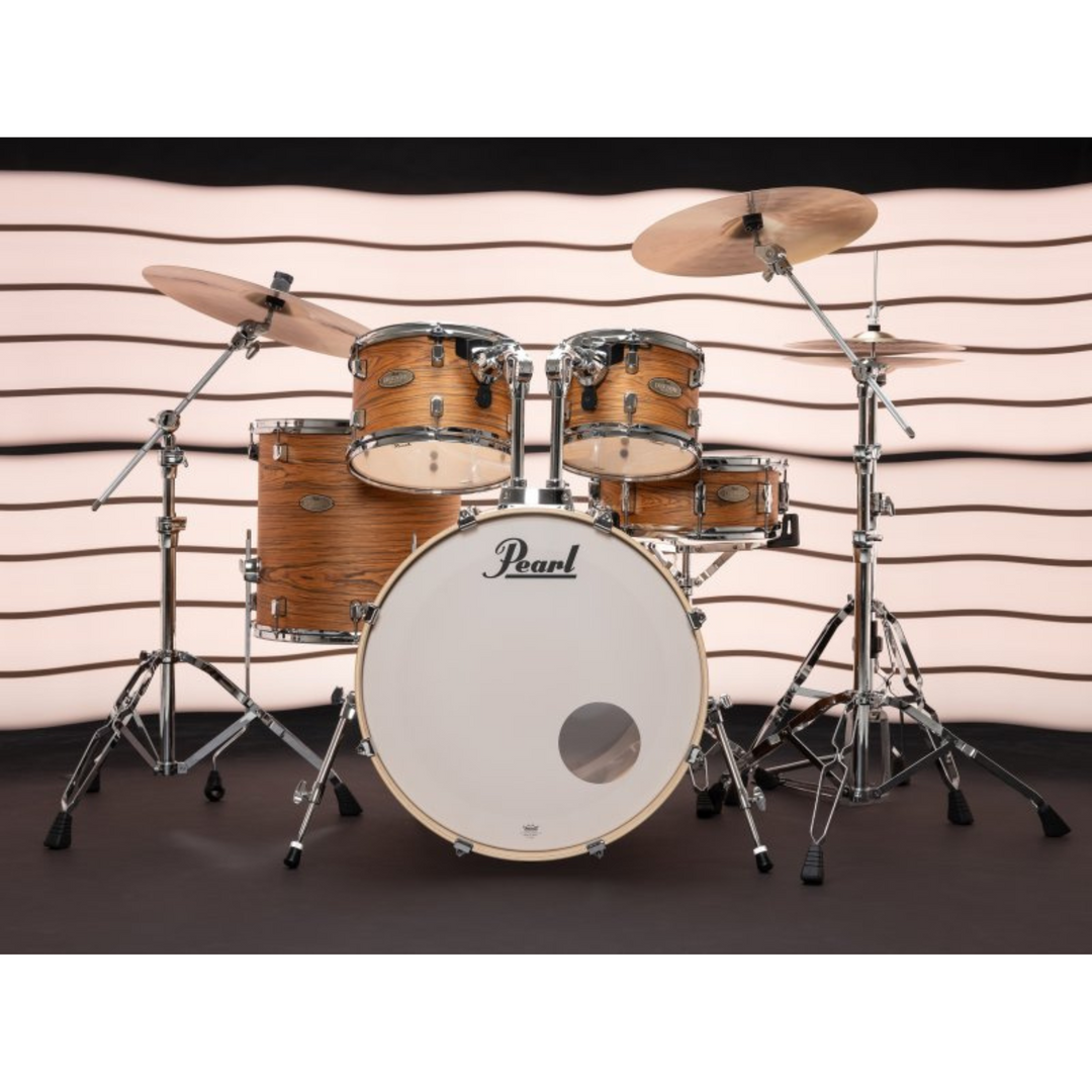 Pearl DMPA925SPC876 Decade Maple Artisan 5-Piece Drum Shell Pack With 22" Bass Drum, Satin Caramel Veil