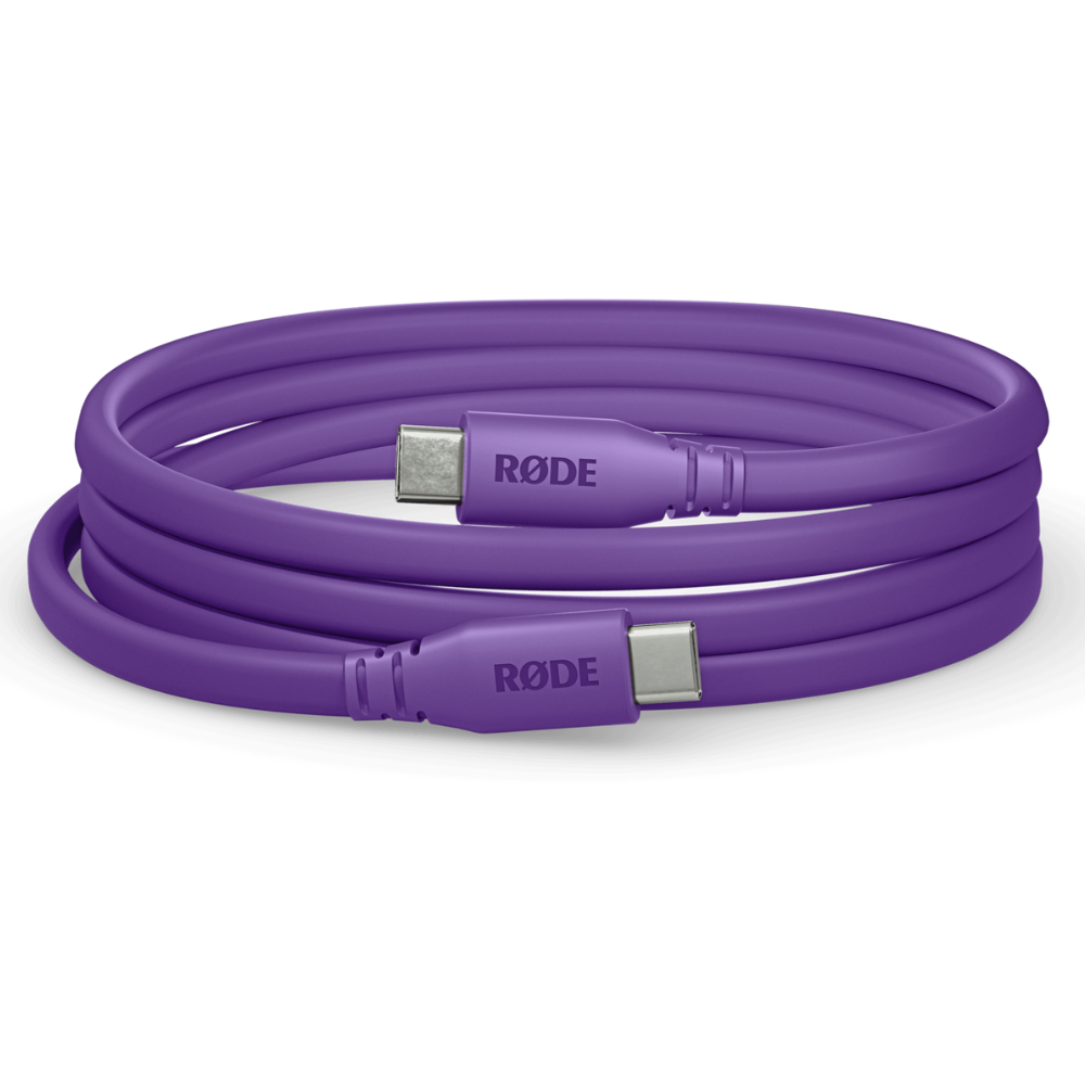 Rode Microphones SC17-PU High-quality, 1.5m-long USB-C to USB-C cable - Purple