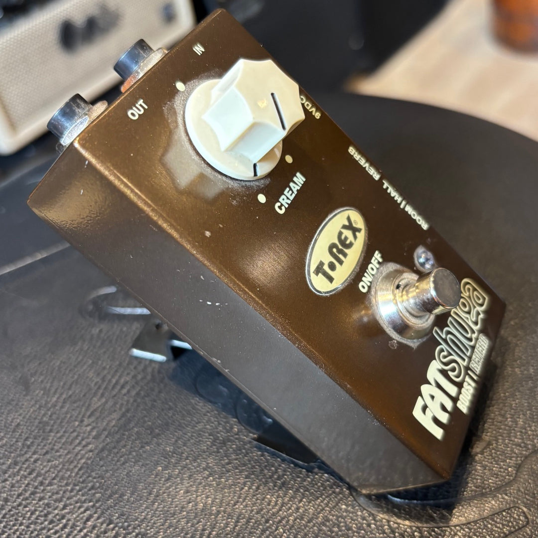 T Rex - Fatshuga Boost & 2 Stage Reverb Pedal (No Box) - USED