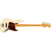 Fender American Professional II Jazz Bass Maple Fingerboard Electric Bass Guitar - Olympic White