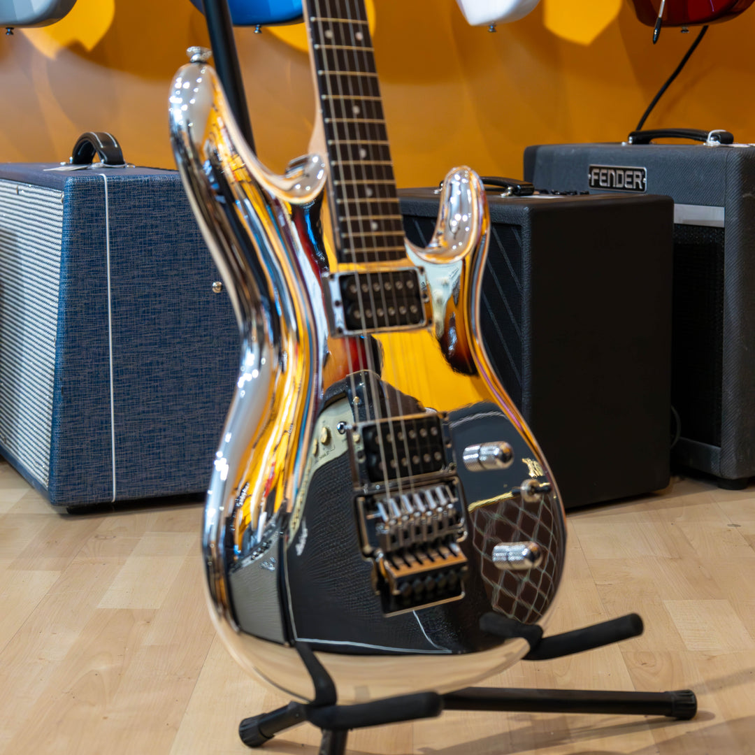 Ibanez Joe Satriani Signature (Chrome) JS3CR Electric Guitar (Demo)