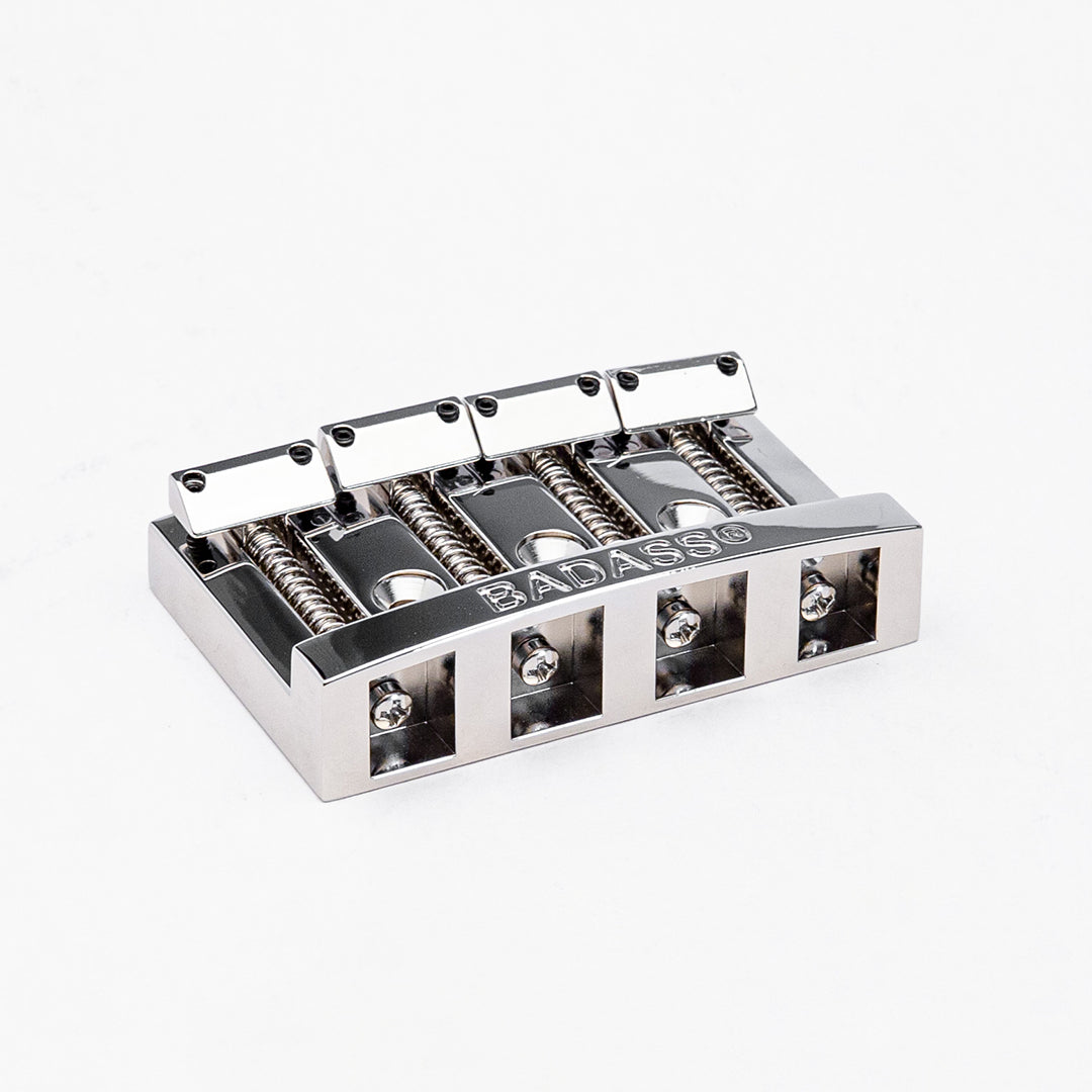 Allparts BB-3341-010 Leo Quan® Badass I™ Bass Bridge, 4 String - Chrome
