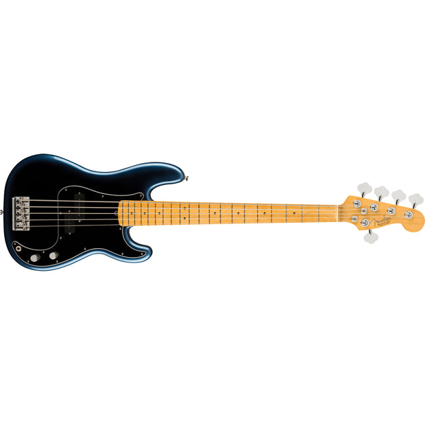 Fender American Professional II Precision Bass V Maple Fingerboard Electric Bass Guitar - Dark Night