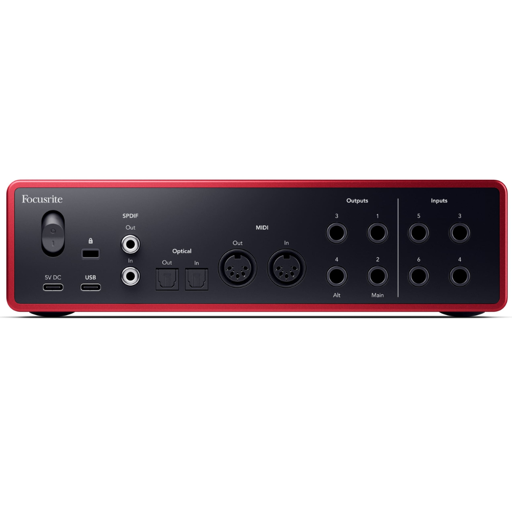 Focusrite SCARLETT-16i16-4TH-GEN 16-In, 16-Out USB Audio Interface w/ Two 4th Gen Scarlett Mic Preamps