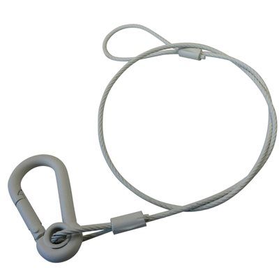 Burger Safety-W 30" Safety Chain - White