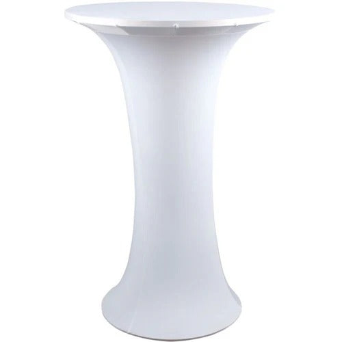 Ideal for parties, company functions, and other special events, theDecor Cocktail TablefromEliminator Lightingconsists of a 23.5" round wooden tabletop, a 2" metal center tube, and an 18" heavy metal base.