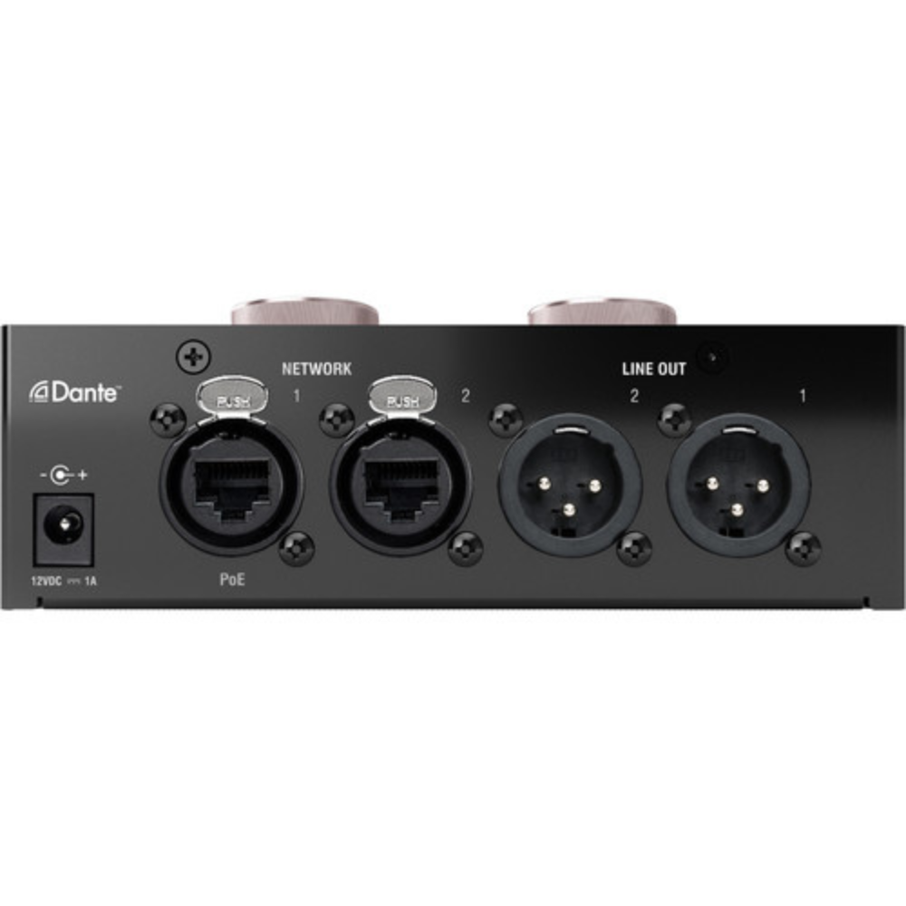 Focusrite RedNet AM2 Stereo Dante Headphone Amplifier and Line-Out Interface