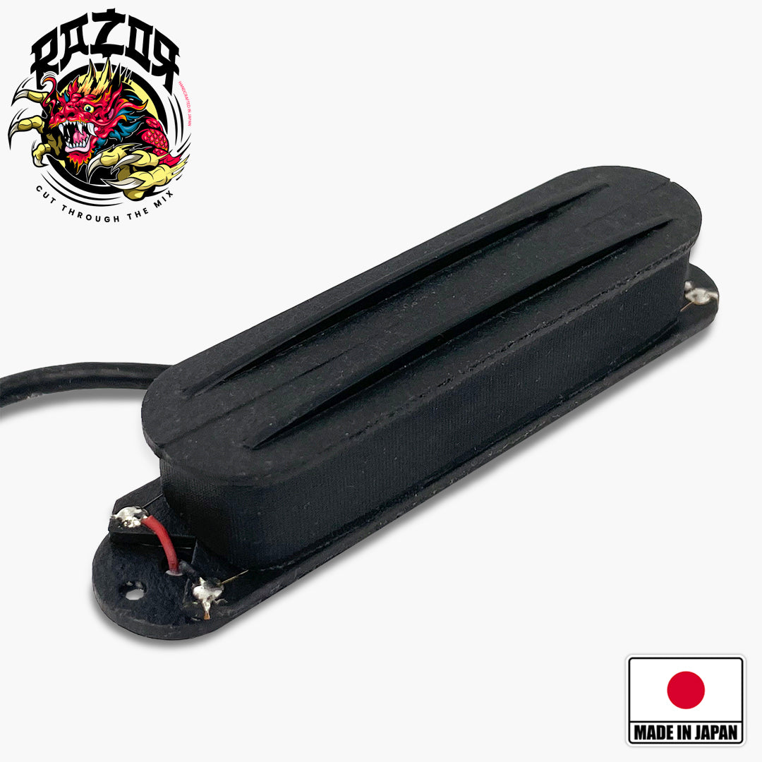 Allparts RZR-10059 Razor® Burēdobakkā Blade Bucker Single-Space Humbucking Pickup For Stratocaster®