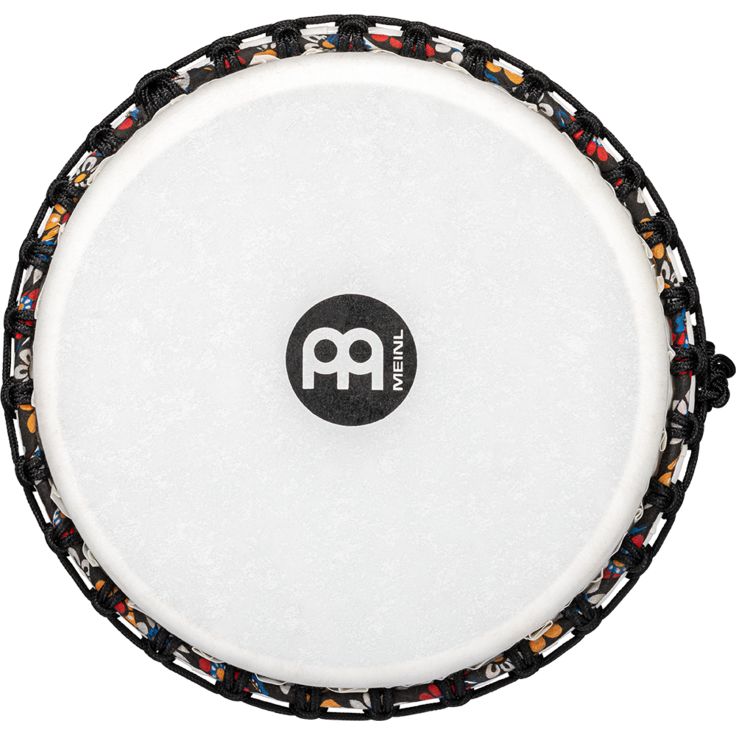 Meinl Percussion 12" Rope Tuned Travel Series Djembe Synthetic Head (Patented) Day of the Dead