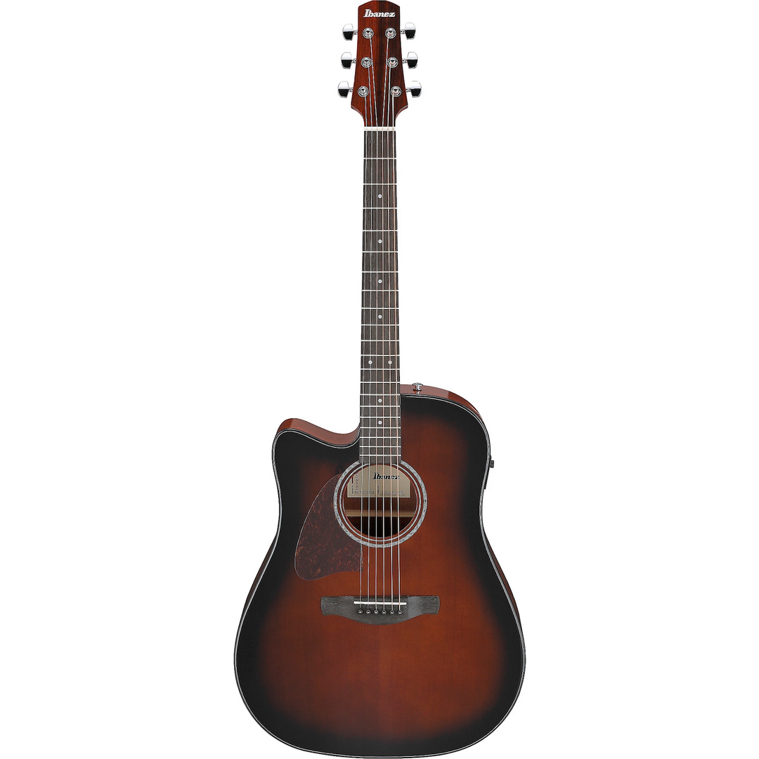 Ibanez AAD51LCEDVS Grand Dreadnought Acoustic-Electric Guitar Dark Violin Sunburst High Gloss Left-Handed