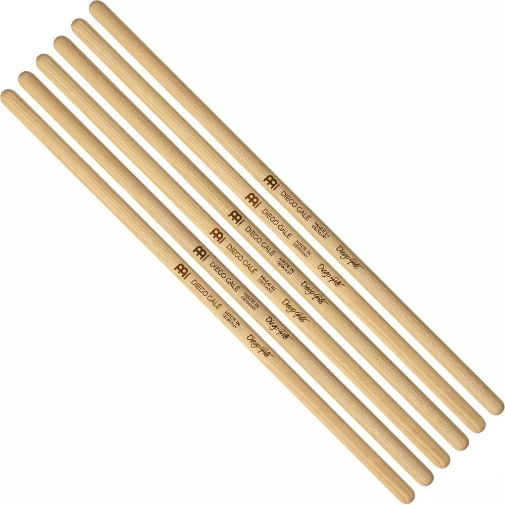 Meinl SB602-3 Timbales Stick 1/2" Long, Hickory, Pair, Diego Gale, Pari, 3-Pack
