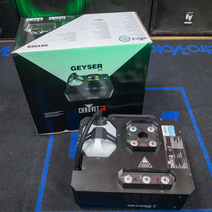 Chauvet DJ Geyser P7 RGBA+UV LED Fog Machine (Demo)