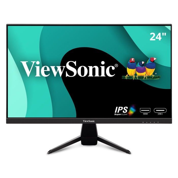 Viewsonic VX2467U 24" IPS Monitor  Full HD 1080p, HDMI, USB-C 65W