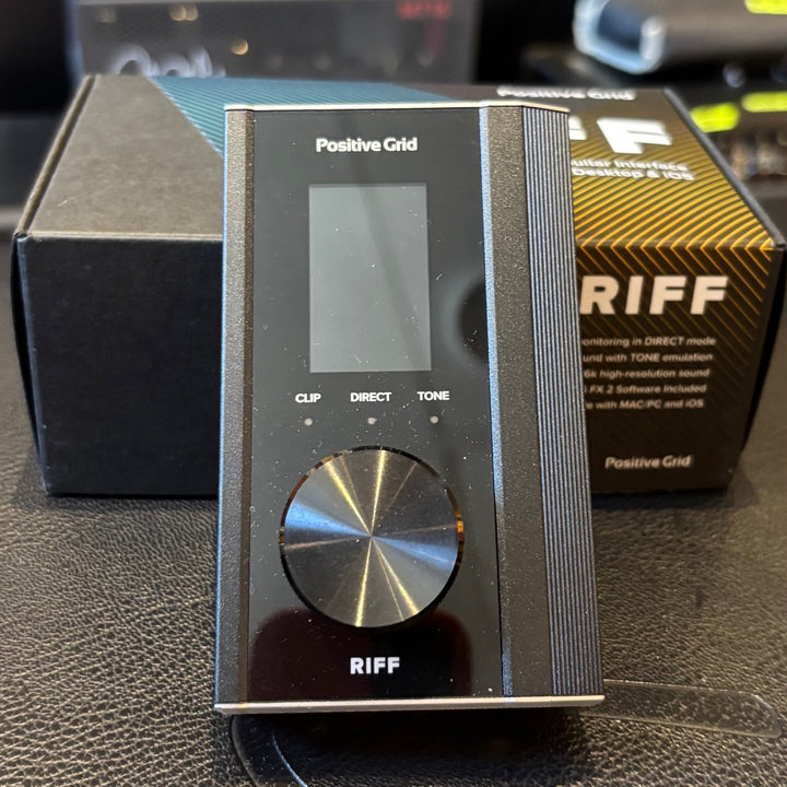 Positive Grid - RIFF Portable Guitar Interface for Desktop & ISO w/ Box - USED