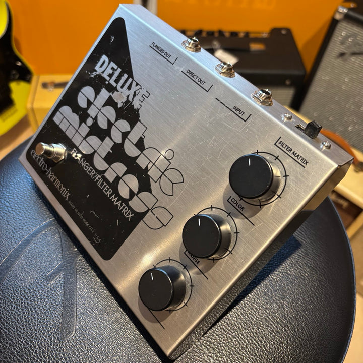 Electro Harmonix - 70's RI Deluxe Electric Mistress Flanger  w/24V PWR Supply (No Box) - USED