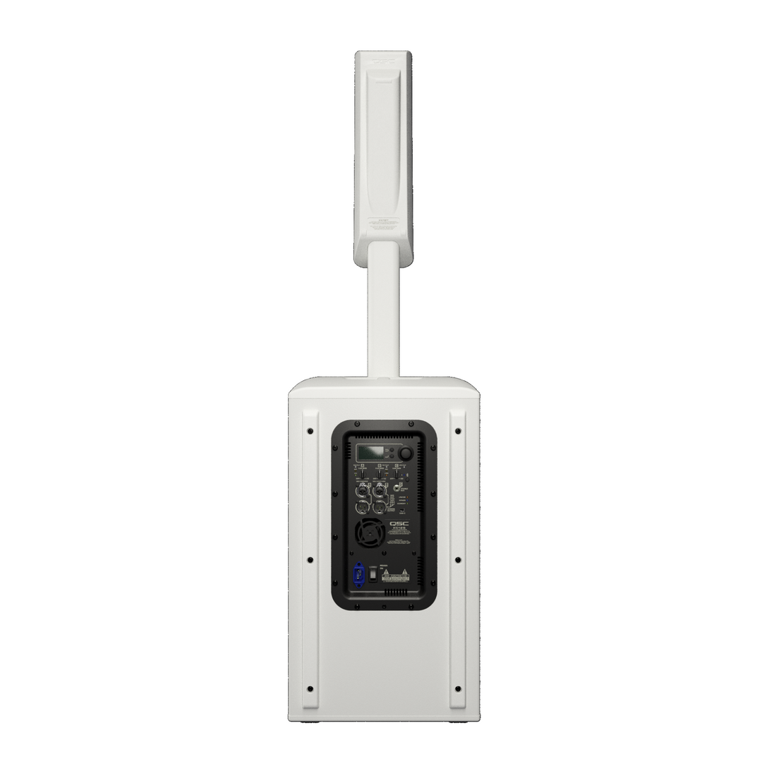 QSC KC12-WH 12" 3-Way Column Loudspeaker System with Bluetooth - White