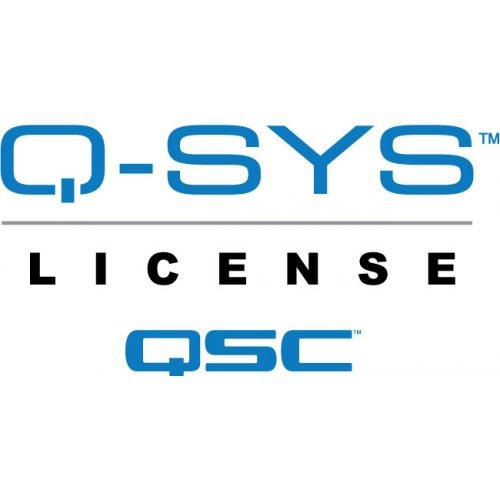 Q-SYS Scripting license for the QSC Core Nano or Core Flex (will not work on other models).
Enables scripting when required by designs