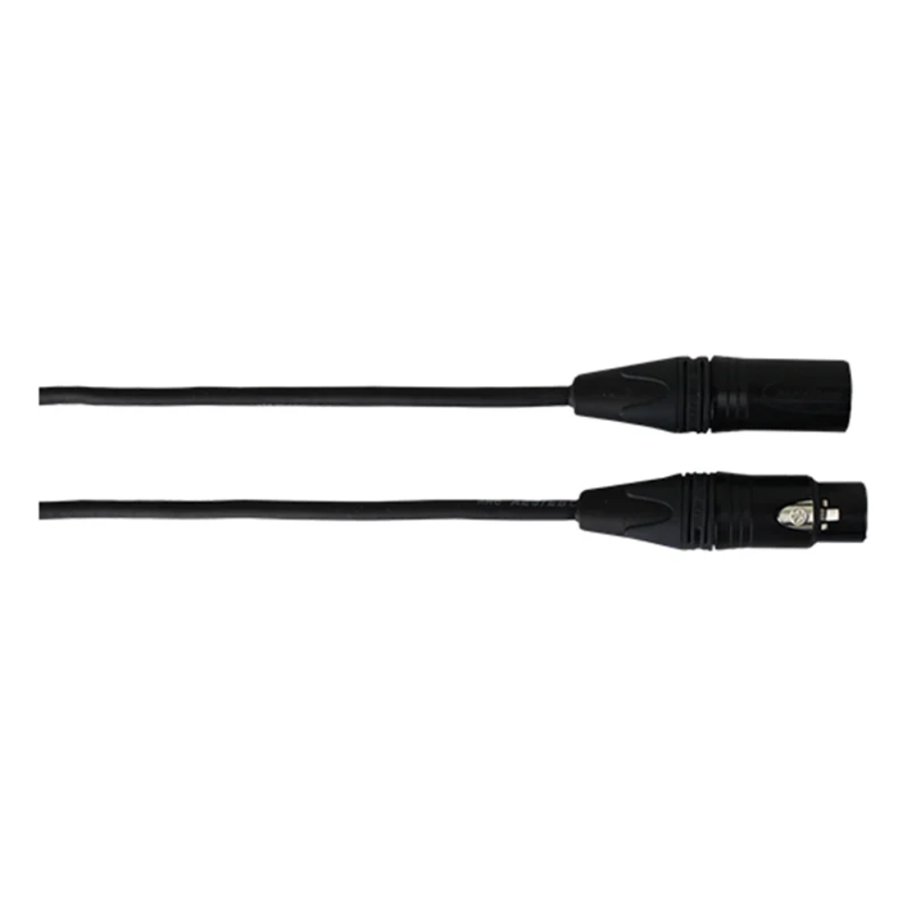 Digiflex LX DMX3-75 75 Foot 3 Pin DMX Cable - XLRF - XLRM - Orange Ring