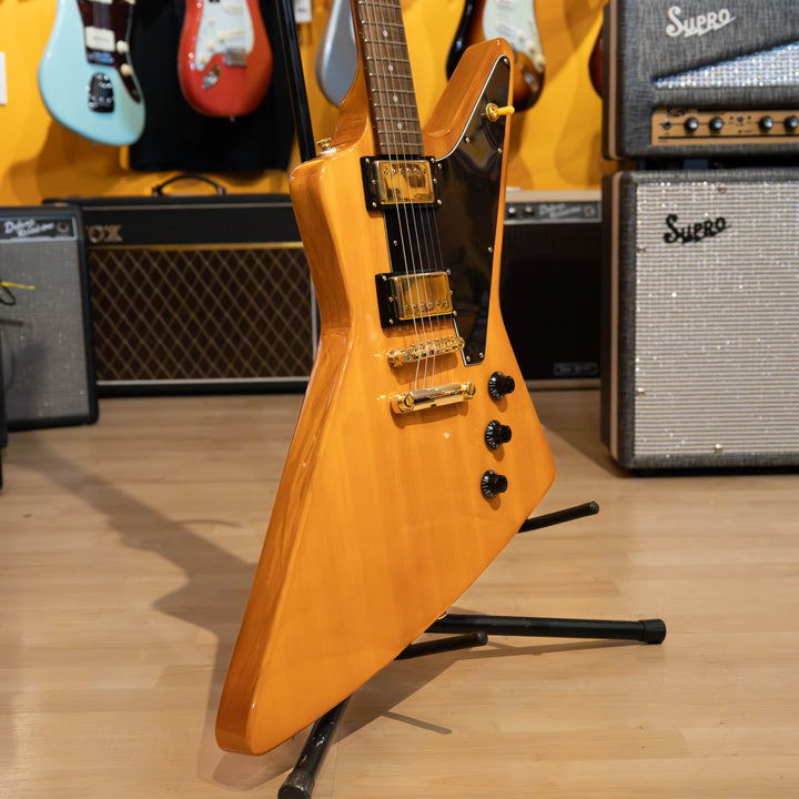Epiphone- 58 Reissue Korina Explorer Natural (No Case Or Bag - 2022) - USED
