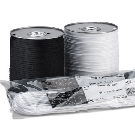 Burger 08-051-01 Tie Line #5 5/32" Spun Braided Poly - 100ft Hank (White)