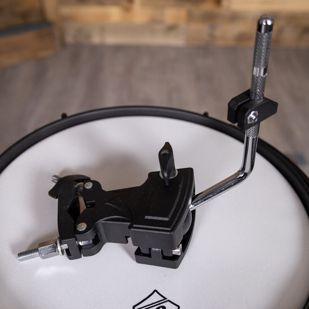 SJC Drums PFK322FBGGW Pathfinder 3pc Kit (8x12,14x16,18x22) - Galaxy Grey, Black HW