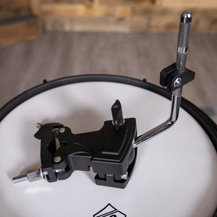 SJC Drums PFK322FBGGW Pathfinder 3pc Kit (8x12,14x16,18x22) - Galaxy Grey, Black HW