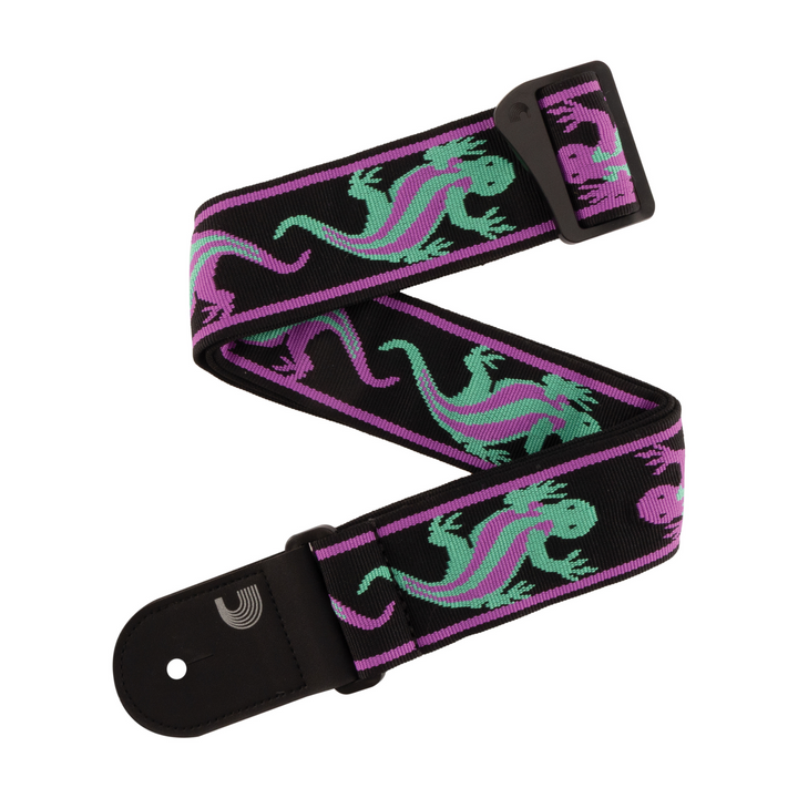 D'Addario 50PW01 Vintage D'Addario Lizards - Green / Purple
