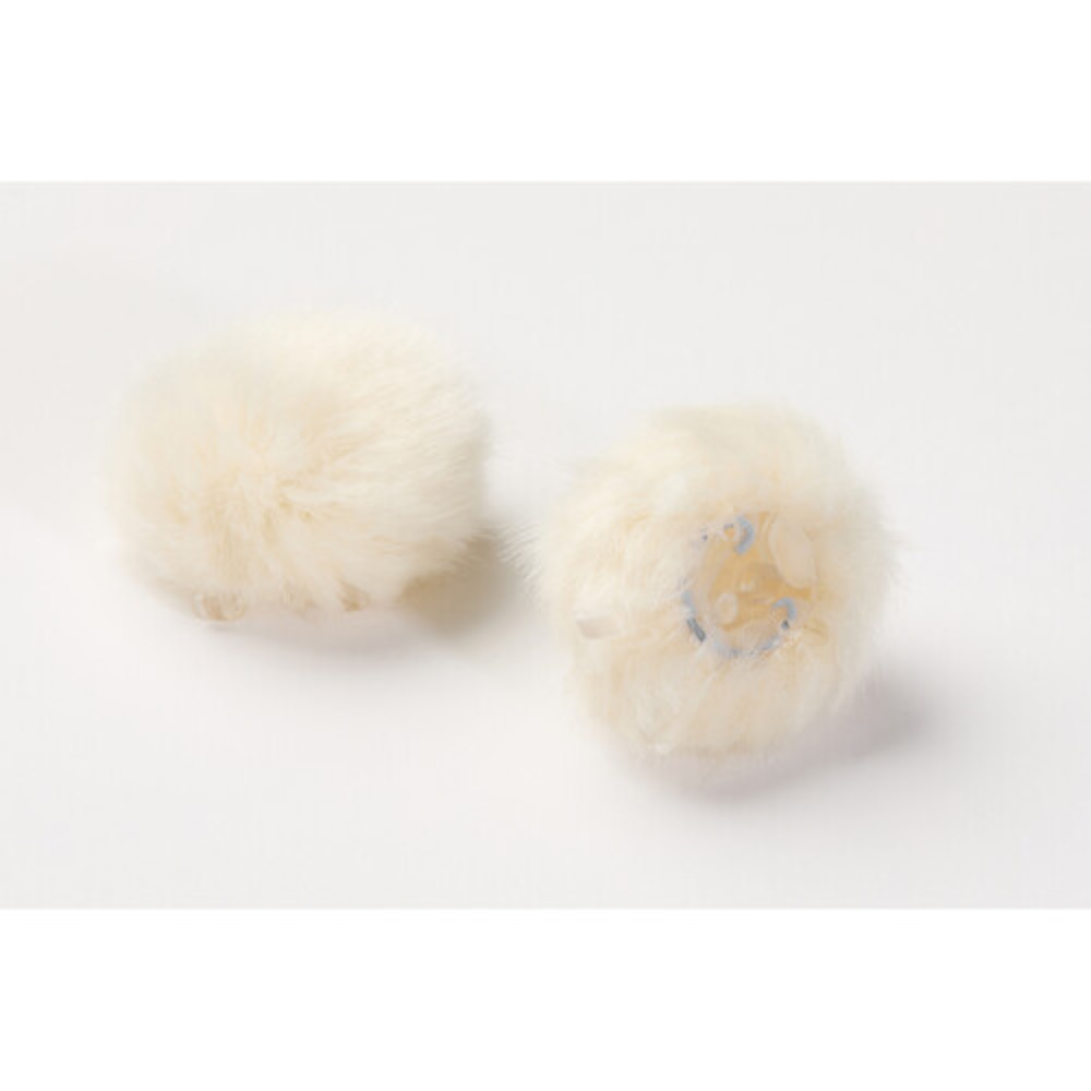 DPA Microphones AIR1-OFFWHITE-L AIR1 Fur Windscreen Large - Offwhite