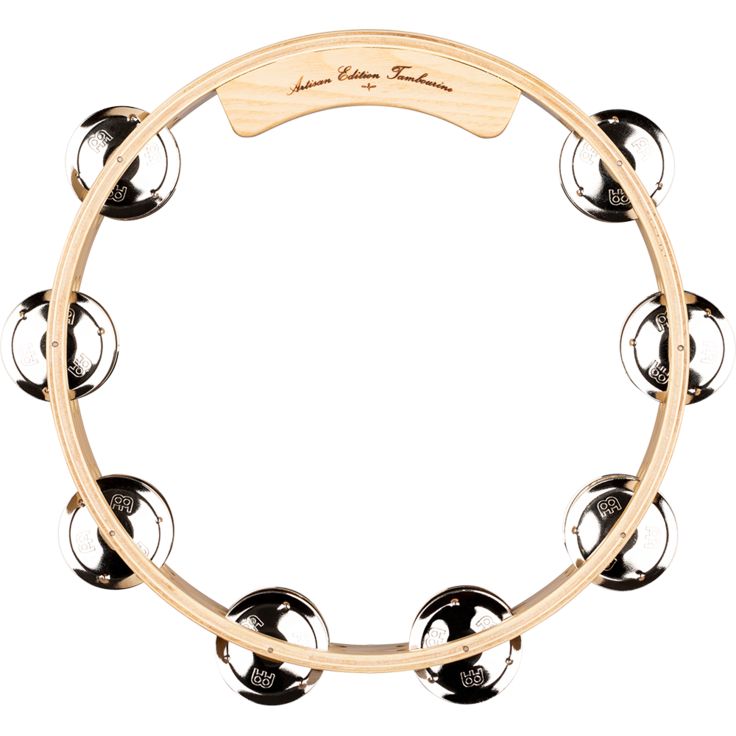 Meinl Percussion 10" Artisan Edition Tambourine Dual row Nickel plated steel 44mm jingles