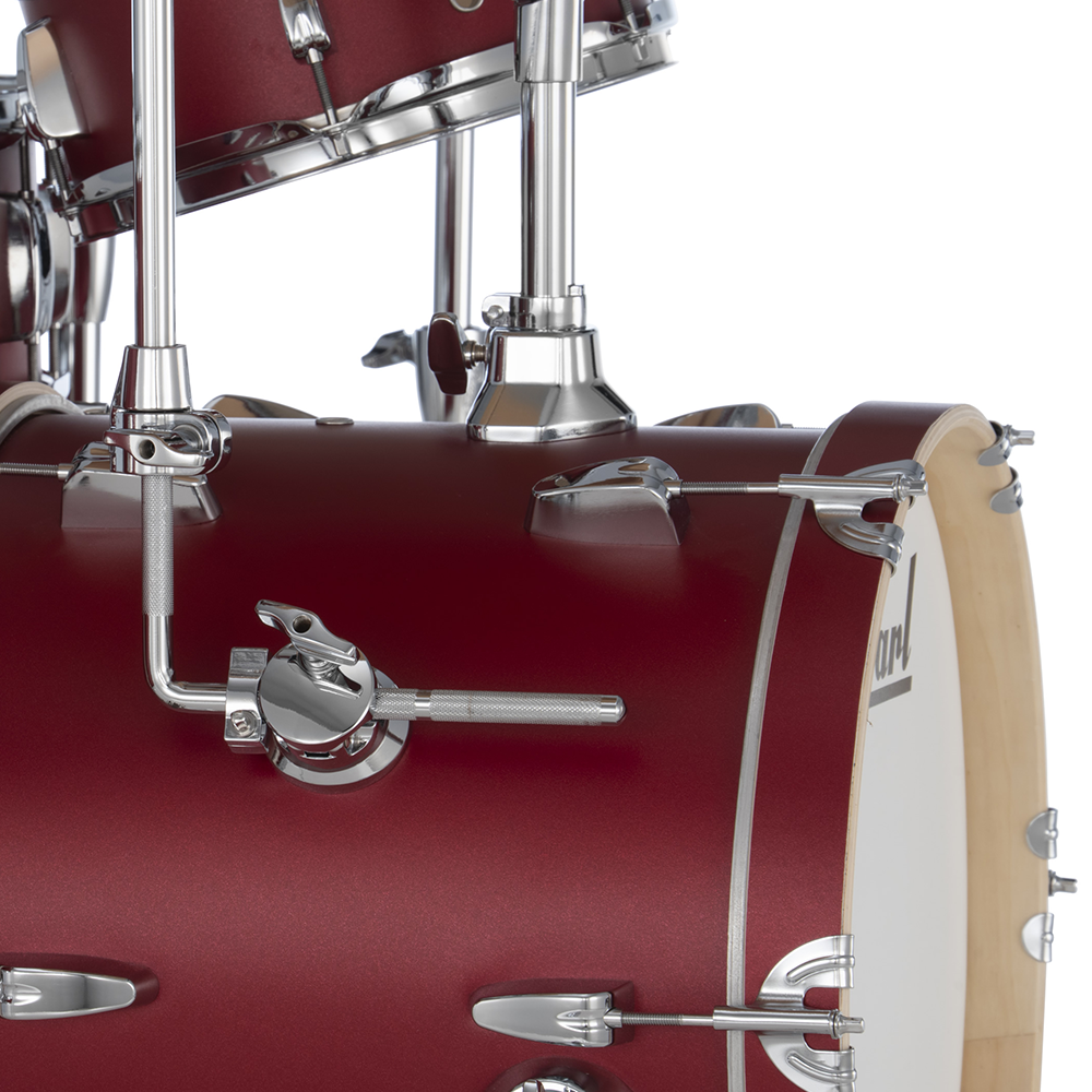 Pearl MDT564C Midtown 4-piece Kit w/ Hardware (no cymbals) - #747 Matte Red