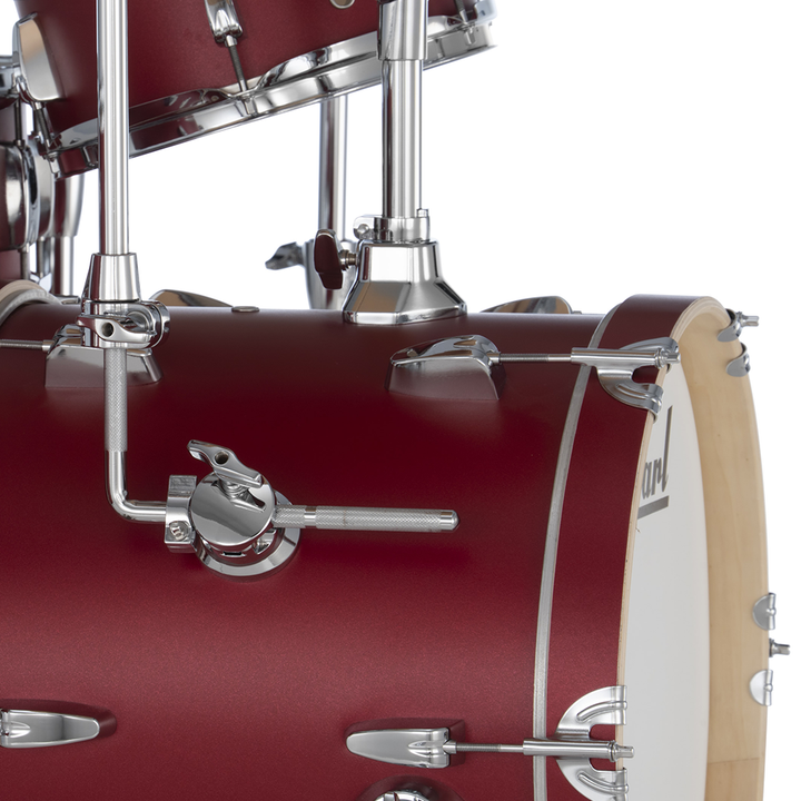 Pearl MDT564C Midtown 4-piece Kit w/ Hardware (no cymbals) - #747 Matte Red