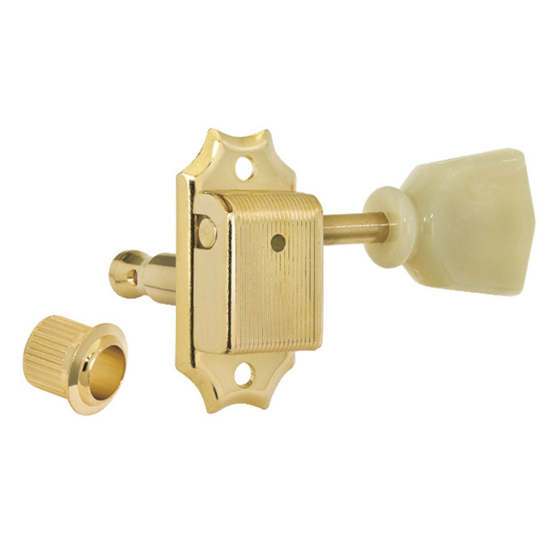 Allparts TK-0770 Gotoh SD90 Vintage-style 3x3 Keys with Keystone Buttons Gold