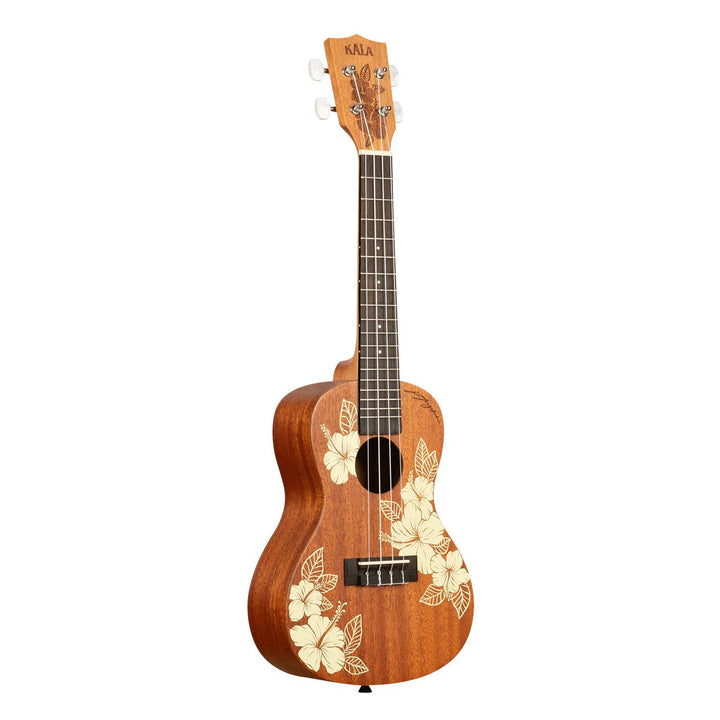 Kala KA-HIBISCUS-C-BAG Hibiscus Concert Ukulele w/Bag