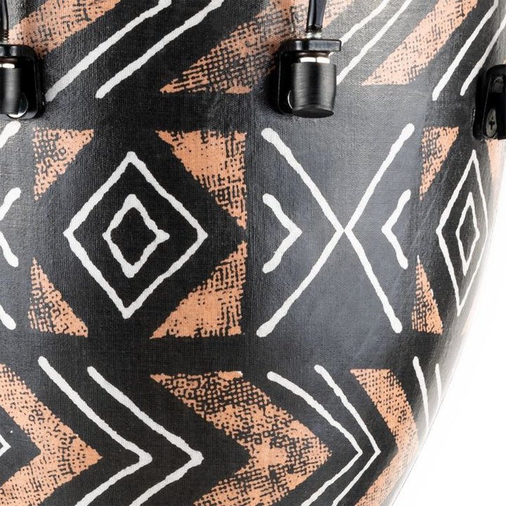 Meinl Percussion 10" Alpine Series Djembe Synthetic head Kanga Sarong