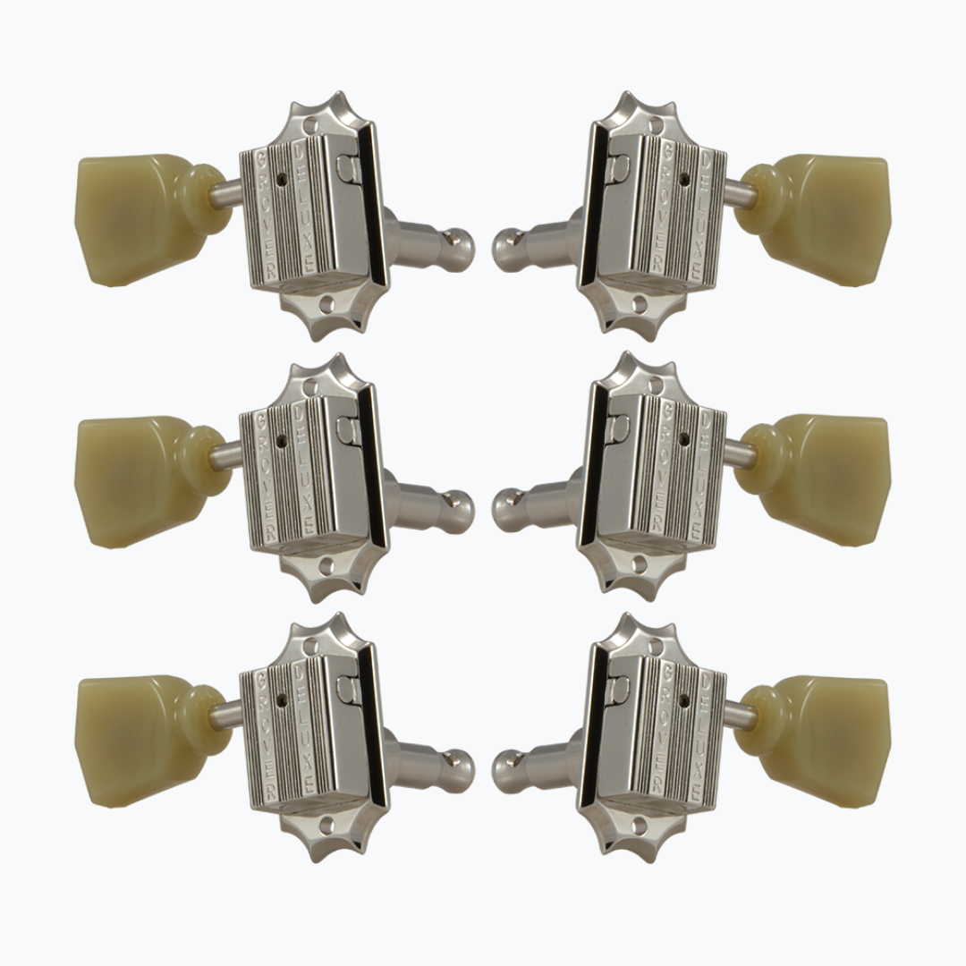 Allparts TK-7940 Grover® 135 Series Vintage-style 3x3 Key Set Nickel 135N