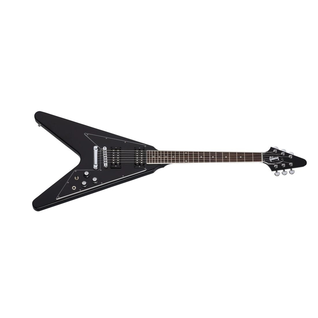 Gibson 70s Flying V Electric Guitar with Case - Ebony