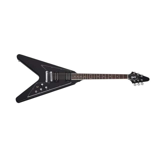 Gibson 70s Flying V Electric Guitar with Case - Ebony – Music City