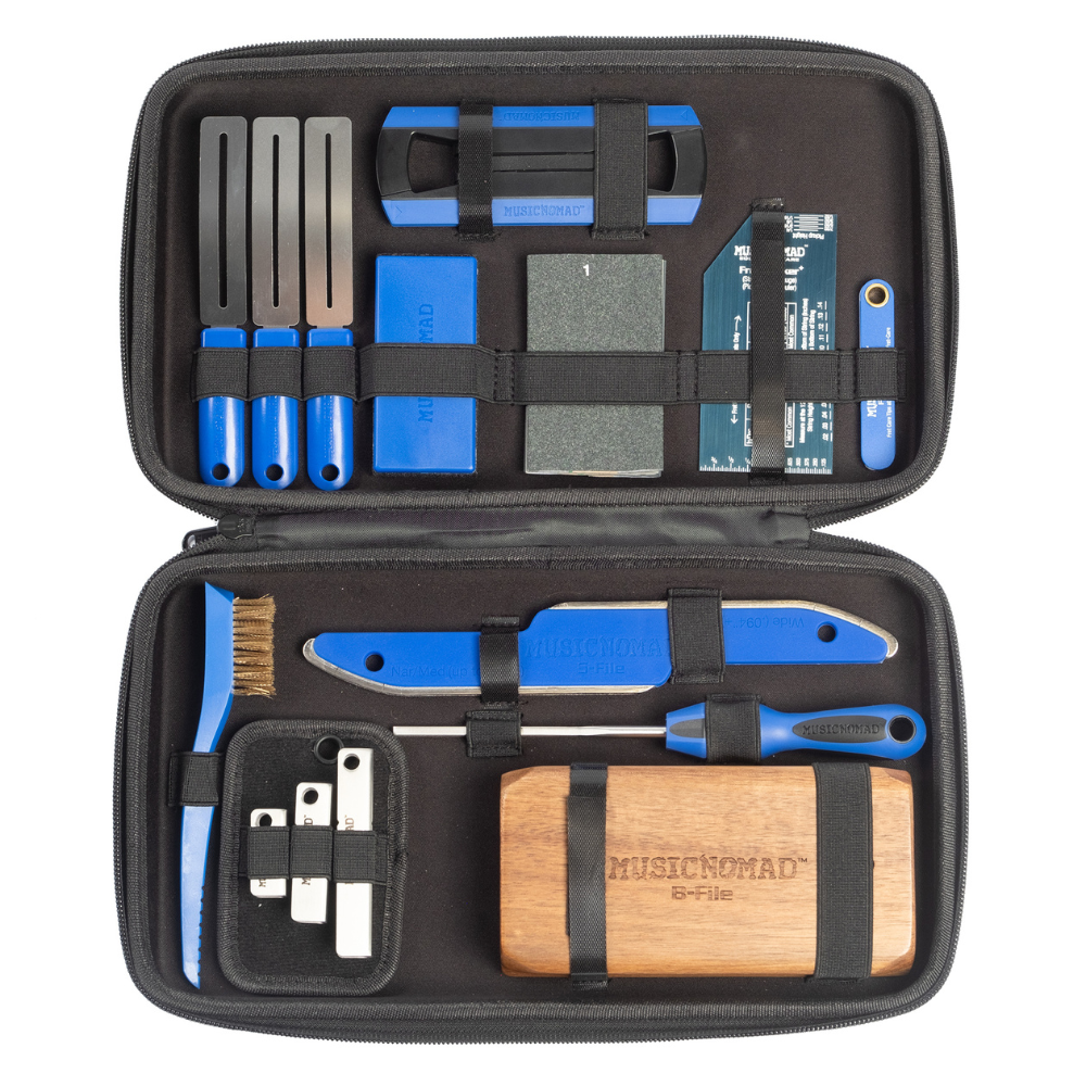 MusicNomad FRET-TOOL-18PC-SET 18-Piece Guitar Fret Tool Set