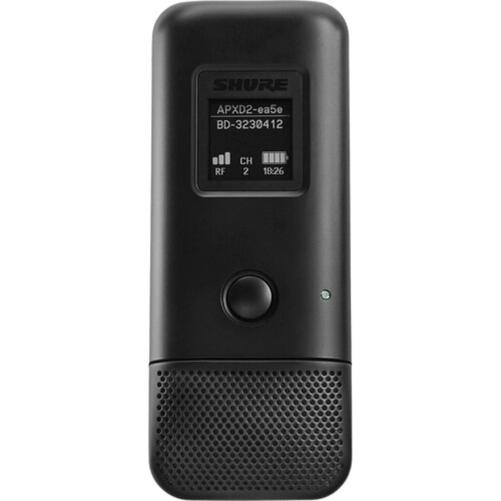 Shure MXW neXt 2 Wireless Boundary Microphone, Omni - Black