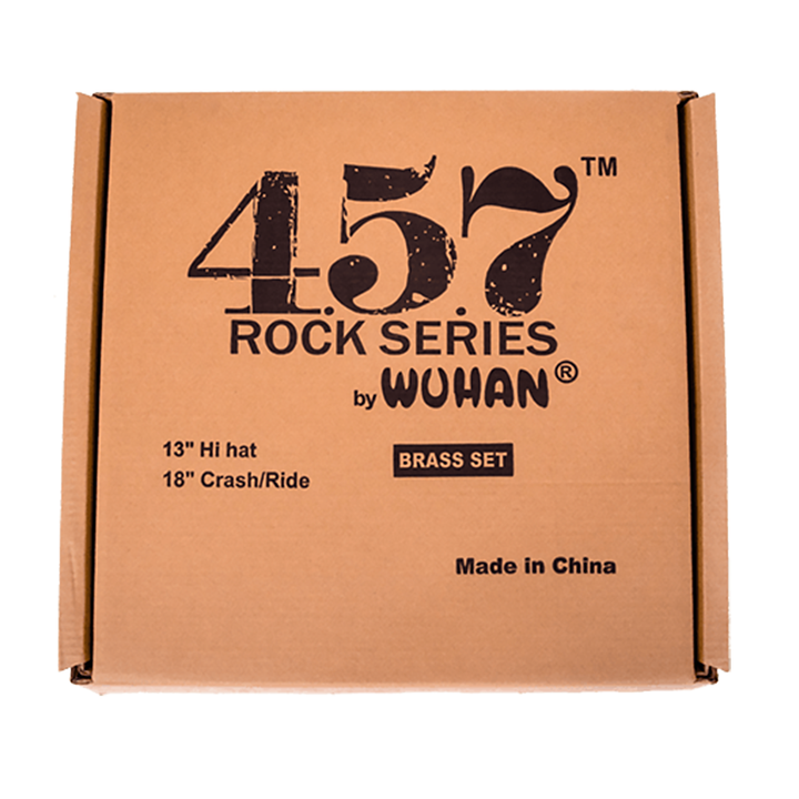 Wuhan WU457R - WU457R Rock Cymbal Pack (14" HHs, 16" Crash, 20" Ride)