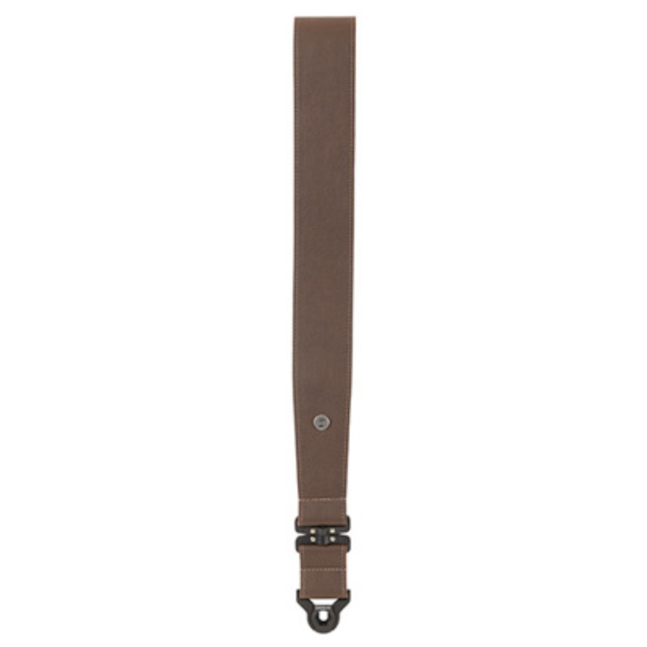 D'Addario 25BALSV02 2.5" Auto Lock Comfort Leather Guitar Strap with Swivel (Brown)