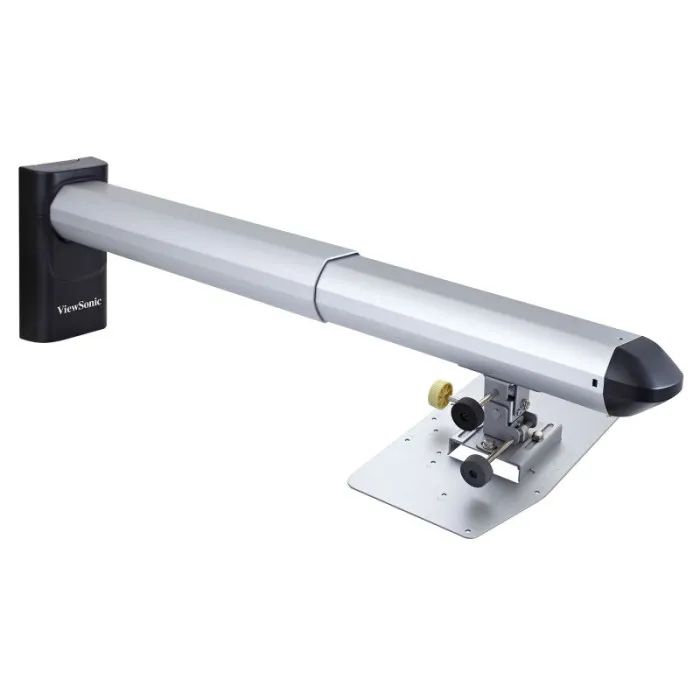 Viewsonic PJ-WMK-601 Adjustable Wall Mount Kit  TR ≤ 0.6 Projectors, 6701270mm Arm, Silver Black, For PJD5353LS to PJD6552LWS