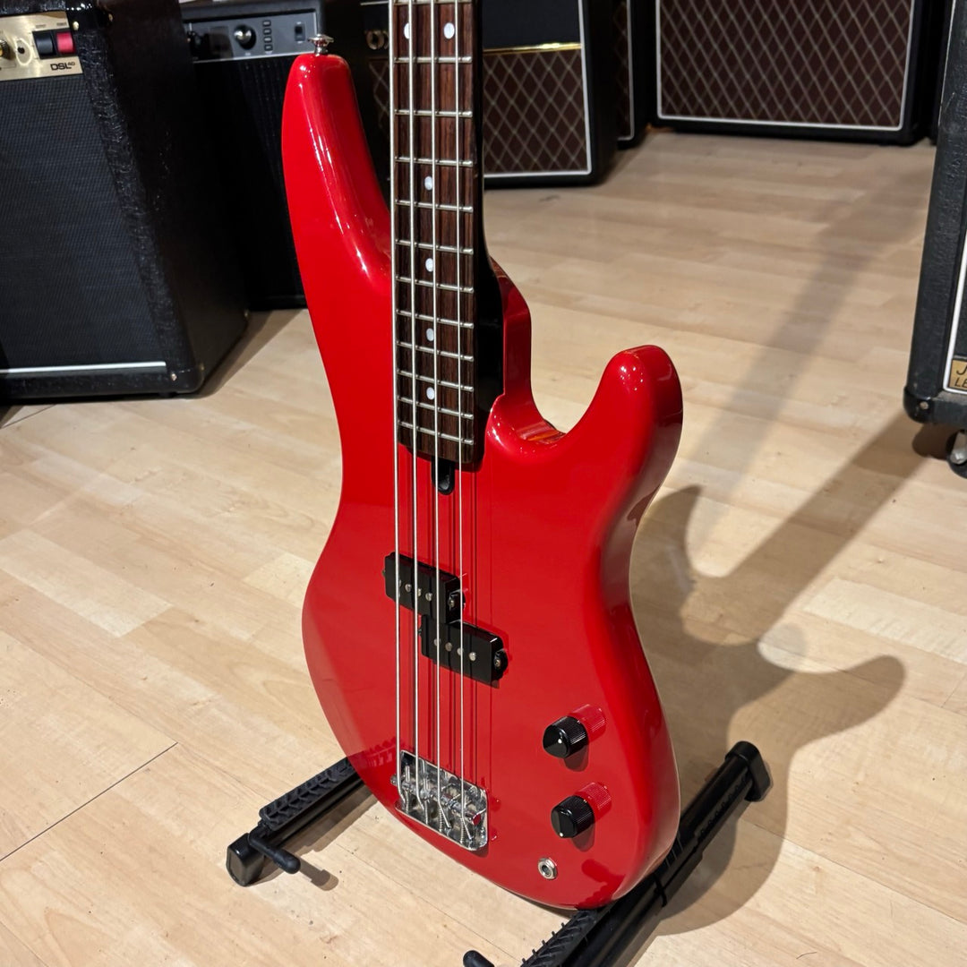 Yamaha - RBX 200  Bass Red - Black Neck w/ TD Hard Shell Case  (1988)  - USED