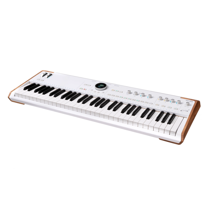 Arturia Astrolab 61 key semi-weighted stage keyboard with aftertouch - White